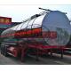 Stainless Steel Petroleum Tank Trailers , 45 000 Liters 3 Axle Fuel Tank Trailer