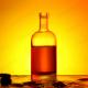 Flint Glass 100ml 200ml 375ml 500ml 750ml 1000ml Bottle with Wooden Cork Lid Pourer For Liquor Oil