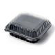 1150ml PP Hinged Lid Microwave Container 41oz 8''X8.3''X3''