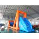 Green Inflatable Zip Line Sports For Outdoor Event Adventure Games