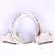White DB37 Cable Male To Female With Pure Copper Conductor 1m 2m Length