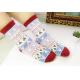 Colorful fancy christmas deer patterned design AZO-free breathable cotton socks for women