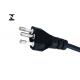 Three Prong Home Appliance Power Cord H05VV-F Brazil INMETRO Approval