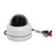 Infrared  Analog 5X Ptz Dome Cctv Camera 5MP With Controller White Color
