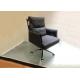 Swivel ISO9001 Leather 49cm Mesh Fabric Office Chair