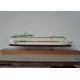 Scale 1:900 Outdoor Decoration Carnival freedom Cruise Ship Model With Alloy Diecast  Anchor Material