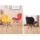 Scratch resistant Eames Dining Chair , Coloured Plastic Dining Room Chairs