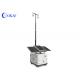 Cart Mobile Sentry Security Camera Tower Semi Permanent Camera Mega Pxiels Steel Material