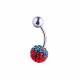 Stainless Steel Screw Belly Button Rings for Women and Girls, 14G Naval Body Jewelry Piercing Ring
