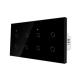 157 Type 8gng White Black Smart Light Switch Glassy Remote Control Wifi Switch For Home Support Google Assistant Voice