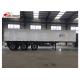 Hydraulic Wing Van Platform Semi Trailer Container Delivery With Tail Retractable