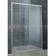 Without Wall Profiles Aluminum Shower Doors 2 CM Adujustment Width One side 6 MM Glass