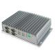 15W Fanless X86 Mini Industrial Embedded Box PC J1900 2 X LAN 6 X USB 4 X RS232