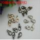 Custom made 4 color zinc alloy length 20 mm bag lobster claw snap hook for metal chains