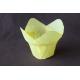 solid color cake tulip cup/Yellow Tulip Muffin Wrappers