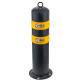 304 Ss Surface Mounted Bollard Dia 100mm Parking IP68 Collapsible