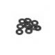 50x80x2mm Round Shims Customized Phosphating Black