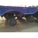 Low-bed Semi Trailer Truck 3 Axles 70Tons 15m for carrying construction machine