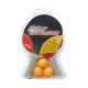Standard Table Tennis Set Reversed Rubber With Color Line Handle PVC Polybag