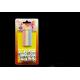 No Fading Strip Spiral Birthday Candles With Football Shaped Plastic Holder