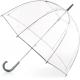 Custom Brand LOGOAuto Open Clear Bubble Umbrella  Large Dome Umbrella