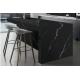 Scratch Resistance AAA Sintered Stone Slabs 800x2600x12mm Matte Phantom Black Large Table Top