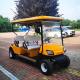 Yellow 4x4 Cambridge Interstate Golf Carts Trolley High Speed Community Vehicles