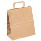 Custom Logo Paper Recyclable Take Away Bag Packaging Kraft Paper Bags Wholesale