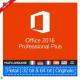 Optional Language Microsoft Ms Office 2016 Professional Plus Retail FPP Key