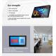 7 Inch Industrial Grade Android Embedded Wall POE Touch Screen with Wifi Ethernet No Battery