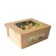 Window Clear PET Plastic Sheet Roll Film For Display Sandwich Salad Box