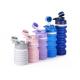 550ml , Innovative Design , Collapsible , Easy Taking , Outdoor , Silicone Water Bottle