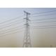 220KV Electrical Transmission Tower Single / Double / Muti Circuit Durable