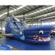 Professional supplier giant shark inflatable water slide jumping water slide for adult