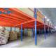 2 Levels Industrial Storage Rack Steel / Plywood Flooring Custom Size