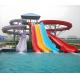 Fibreglass Water Slide For Outdoor Swimming Pool Water Park Equipment Spiral Open Closed Slide For Children And Adults