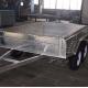 Double Axle Aluminum Trailer 8x5 Box Trailer With 350mm Deep Tray