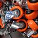 2 Inch Orange PVC Swivel Caster Wheels Light Duty Factory Price