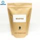 Biodegradable Kraft Paper Coffee Bags 200 Microns Stand Up
