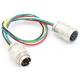 Ip67 5 Pin 4 Pin Waterproof Circular Connector Male Female Cables 12V 6A 6m M8