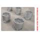 Marine stainless steel water sealed deck drain SA80 CB/T3885-2014