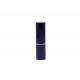 Magnet Aluminum 3.5g Glossy Blue Empty Lip Balm Tubes With Round Shape