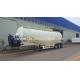 30TONS 3 Axles Bulk Powder Tankers Cement Trailer  WEICHAI engine Air compressor BOHAI