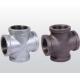 Weld Casting Iron 4 Way Pipe Fitting Cross For Plumbing Pipe Smooth Surface