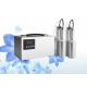 Silver Aluminum commercial air freshener dispenser with HVAC and refilled oil bottle LED panel