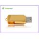 Gold Engrave Logo promotional usb drives 1gb / 2gb / 4gb / 8gb / 16gb / 32gb / 64gb