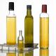 Hot Stamping Square Clear Glass Olive Oil Bottle for Kitchen Storage