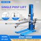 Hot Sale CE Certificated Hydraulic Auto Lift Single Post Car Lift