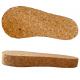 Tearproof Natural Cork Sole Wedges Insoles Flexible Lightweight 5000pcs