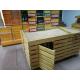 Solid Wooden Retail Display Shelves / Wooden Merchandise Displays